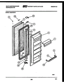 03 - Refrigerator Door Parts parts for Frigidaire Refrigerator RS227MCF1 from AppliancePartsPros.com