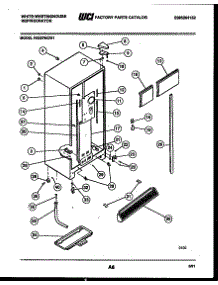 04 - Cabinet Parts parts for Frigidaire Refrigerator RS227MCF1 from AppliancePartsPros.com