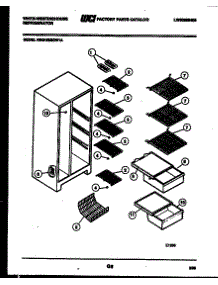 05 - Shelves And Supports parts for Frigidaire Refrigerator RSG192GCF1A from AppliancePartsPros.com
