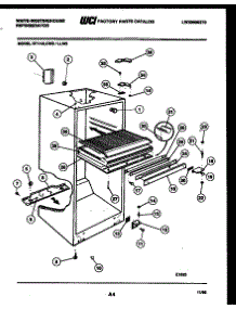 03 - Cabinet Parts parts for Frigidaire Refrigerator RT114LCW2 from AppliancePartsPros.com