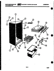 03 - Cabinet Parts parts for Frigidaire Refrigerator RT123GCDA from AppliancePartsPros.com