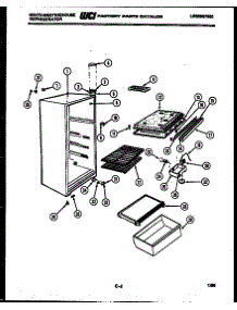 03 - Cabinet Parts parts for Frigidaire Refrigerator RT140GCW4 from AppliancePartsPros.com