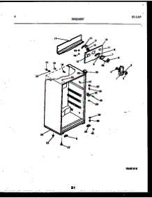 03 - Cabinet Parts parts for Frigidaire Refrigerator RT143NLWD from AppliancePartsPros.com
