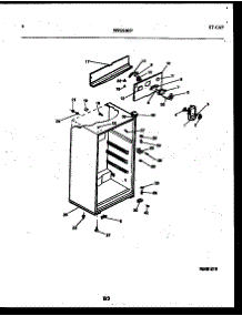 04 - Cabinet Parts parts for Frigidaire Refrigerator RT143NLWD from AppliancePartsPros.com