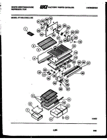 04 - Shelves And Supports parts for Frigidaire Refrigerator RT156LLW0 from AppliancePartsPros.com