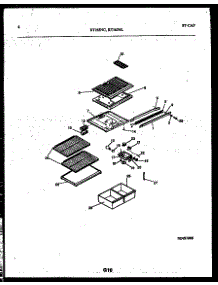 05 - Shelves And Supports parts for Frigidaire Refrigerator RT163NLWF from AppliancePartsPros.com