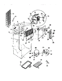04 - Cooling System parts for Frigidaire Refrigerator RT170GCD3 from AppliancePartsPros.com