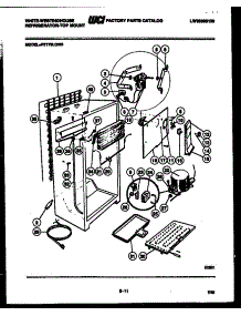 04 - Shelves And Supports parts for Frigidaire Refrigerator RT176LCW0 from AppliancePartsPros.com