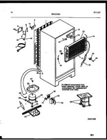 08 - System And Automatic Defrost Parts parts for Frigidaire Refrigerator RT176NLH0 from AppliancePartsPros.com