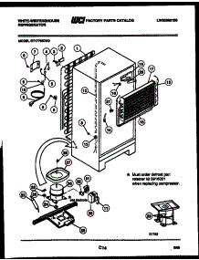 05 - System And Automatic Defrost Parts parts for Frigidaire Refrigerator RT177MCH0 from AppliancePartsPros.com