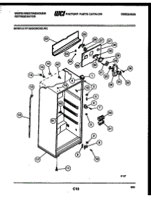 03 - Cabinet Parts parts for Frigidaire Refrigerator RT192GCWC from AppliancePartsPros.com