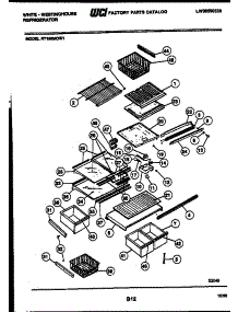 04 - Shelves And Supports parts for Frigidaire Refrigerator RT195MCV1 from AppliancePartsPros.com