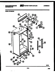 03 - Cabinet Parts parts for Frigidaire Refrigerator RT215MCW2 from AppliancePartsPros.com