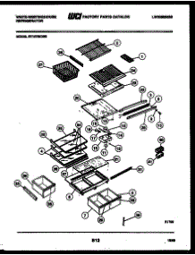 04 - Shelves And Supports parts for Frigidaire Refrigerator RT197MCW0 from AppliancePartsPros.com
