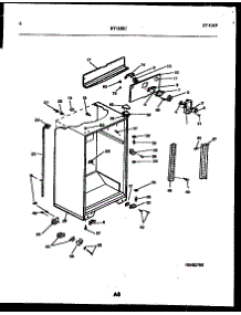 04 - Cabinet Parts parts for Frigidaire Refrigerator RT195SLW0 from AppliancePartsPros.com