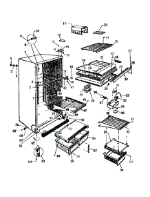 03 - Cabinet, Shelves, Divider parts for Frigidaire Refrigerator RT196GCF2 from AppliancePartsPros.com