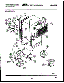 05 - System And Automatic Defrost Parts parts for Frigidaire Refrigerator RT216JCW5 from AppliancePartsPros.com