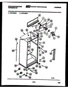 03 - Cabinet Parts parts for Frigidaire Refrigerator RT217MCV0 from AppliancePartsPros.com