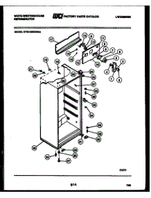 03 - Cabinet Parts parts for Frigidaire Refrigerator RTG143GCH2A from AppliancePartsPros.com