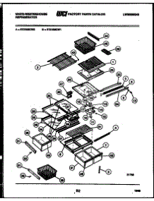 04 - Shelves And Supports parts for Frigidaire Refrigerator RT219MCD0 from AppliancePartsPros.com