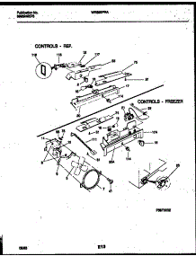 06 - Refrigerator Control Assembly, Damp parts for Frigidaire Refrigerator WRS22PRAW0 from AppliancePartsPros.com