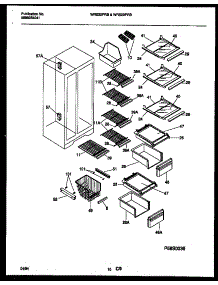 06 - Shelves And Supports parts for Frigidaire Refrigerator WRS22PRBD0 from AppliancePartsPros.com