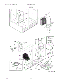 13 - System parts for White Westinghouse Refrigerator WRS23MW3AWR from AppliancePartsPros.com