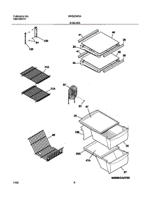 09 - Shelves parts for White Westinghouse Refrigerator WRS23W0AW5 from AppliancePartsPros.com