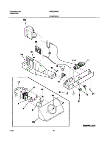 11 - Controls parts for White Westinghouse Refrigerator WRS23W0AW5 from AppliancePartsPros.com