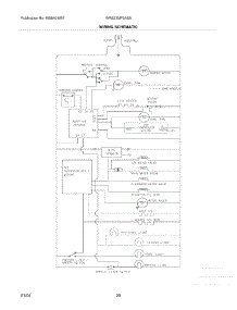 20 - Wiring Schematic parts for White Westinghouse Refrigerator WRS23MF5AS9 from AppliancePartsPros.com