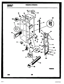 04 - Cabinet Parts parts for Frigidaire Refrigerator WRS24WRAD0 from AppliancePartsPros.com