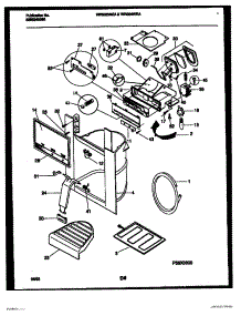 10 - Ice Door, Dispenser And Water Tanks parts for Frigidaire Refrigerator WRS24WRAD0 from AppliancePartsPros.com
