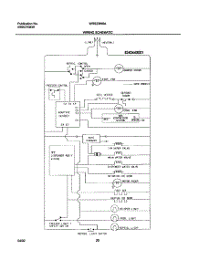 20 - Wiring Schematic parts for White Westinghouse Refrigerator WRS23W0AQ3 from AppliancePartsPros.com