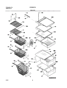 09 - Shelves parts for White Westinghouse Refrigerator WRS26MF5AQ4 from AppliancePartsPros.com