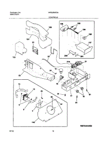 11 - Controls parts for White Westinghouse Refrigerator WRS26MF5AQ4 from AppliancePartsPros.com