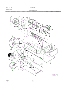 17 - Ice Container parts for White Westinghouse Refrigerator WRS26MF5AQ4 from AppliancePartsPros.com