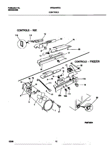 07 - Controls parts for Frigidaire Refrigerator WRS24WRCD2 from AppliancePartsPros.com