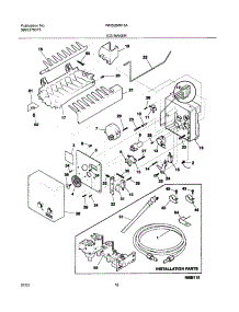 19 - Ice Maker parts for White Westinghouse Refrigerator WRS26MF5AQ4 from AppliancePartsPros.com