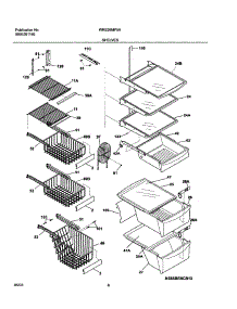 09 - Shelves parts for White Westinghouse Refrigerator WRS26MF5AQ5 from AppliancePartsPros.com