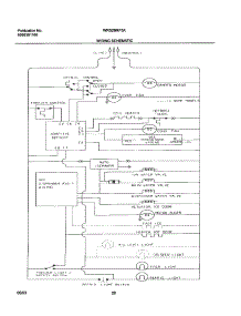 20 - Wiring Schematic parts for White Westinghouse Refrigerator WRS26MF5AQ5 from AppliancePartsPros.com