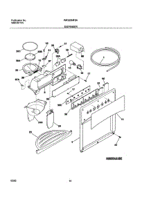 15 - Ice & Water Dispenser parts for White Westinghouse Refrigerator WRS26MF5AW5 from AppliancePartsPros.com