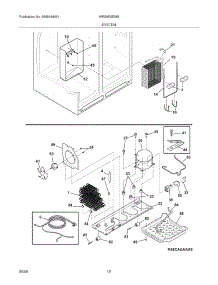 13 - System parts for White Westinghouse Refrigerator WRS6R3EW8 from AppliancePartsPros.com