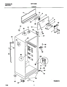 03 - Cabinet parts for Frigidaire Refrigerator WRT15CSHD1 from AppliancePartsPros.com