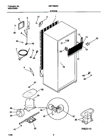 05 - System parts for Frigidaire Refrigerator WRT16NRHW1 from AppliancePartsPros.com