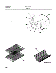 07 - Shelves parts for White Westinghouse Refrigerator WRT18A0AW6 from AppliancePartsPros.com