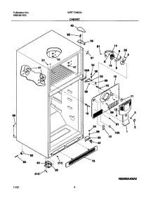 05 - Cabinet parts for White Westinghouse Refrigerator WRT17MB3AQ2 from AppliancePartsPros.com