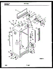 05 - Cabinet Parts parts for Frigidaire Refrigerator WRT17NRBW0 from AppliancePartsPros.com