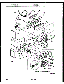 07 - Ice Maker And Installation Parts parts for Frigidaire Refrigerator WRT21BGAY1 from AppliancePartsPros.com