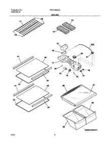 07 - Shelves parts for White Westinghouse Refrigerator WRT21MG3AQ0 from AppliancePartsPros.com