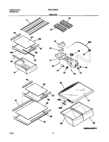 07 - Shelves parts for White Westinghouse Refrigerator WRT21MP5AQ4 from AppliancePartsPros.com
